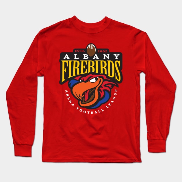 Albany Firebirds Long Sleeve T-Shirt by MindsparkCreative